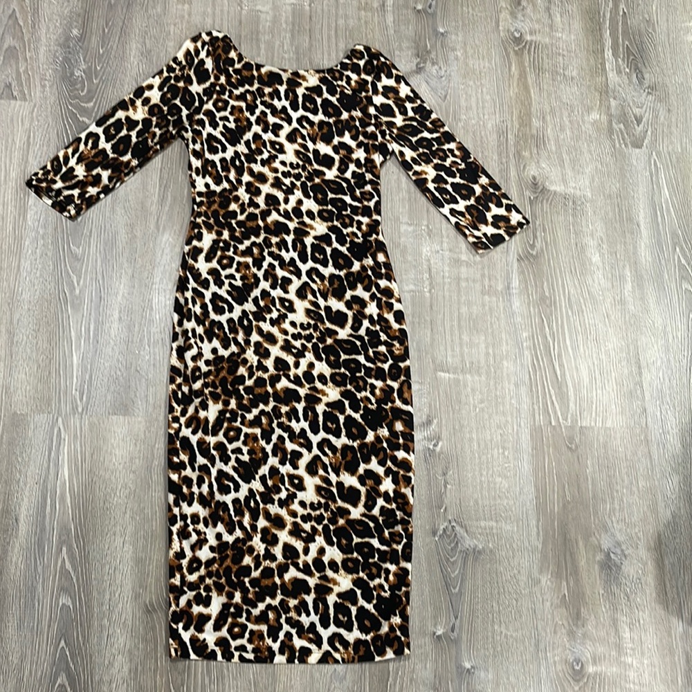 COPY - Va Va Voom leopard print long sleeve size L
